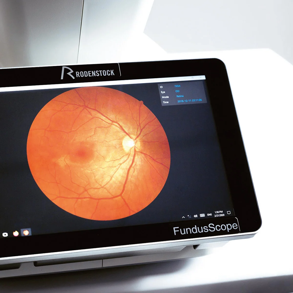 Ecrã do Rodenstock FunduScope